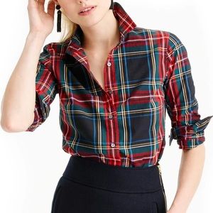 J. Crew Perfect Fit shirt in Stewart Tartan Plaid